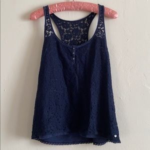 Abercrombie & Fitch Racerback Lace Top
